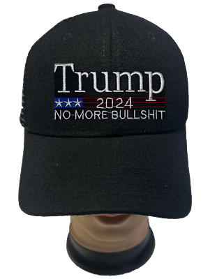 #ad TRUMP 2024 NO MORE BULLSHIT Adjustable Mesh Cap Baseball Hats Lot Free Shipping
