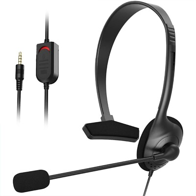 #ad Telephone Headset with Microphone Noise Cancelling amp; Control for Office