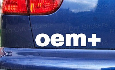 #ad OEM Custom Detailed Car Window Bumper Stickers Decals JDM DUB Scene ref:4