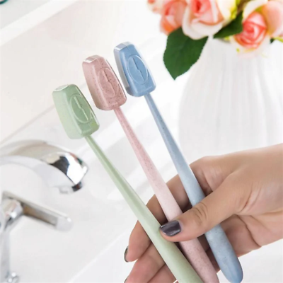 #ad 4Pcs Set Mini Toothbrush Head Cover Portable Tooth Brush Holder Cap for Outdoor