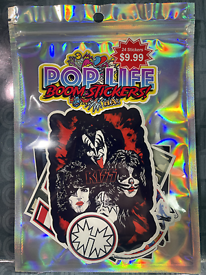 #ad Pop Life Boom Stickers Rock N Roll Bands KISS Vinyl Stickers FREE Samp;H