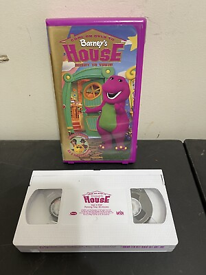 #ad Barney VHS Come On Over To Barney’s House Direct To Video BJ amp; The Rockets 🏡