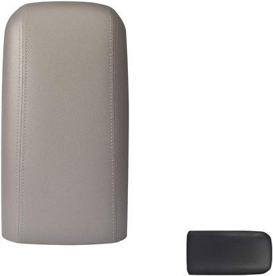 #ad Center Console Lid Armrest Cover Kit with Latch Bumpers Compatible with Chevy Tr