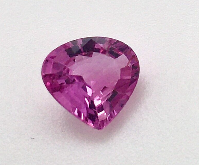 #ad LUSCIOUS PINK SAPPHIRE HEART SHAPE 1.25 CTS
