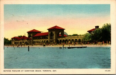 Postcard Bathing Pavilion At Sunnyside Beach Toronto Ont