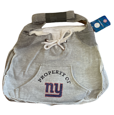 #ad New York Giants Property of Hoodie Sling Tote Purse Bag