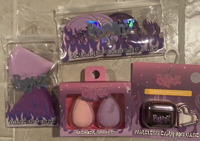 #ad Bratz Cosmetic Lot Of 4 Make Up Puffs Beauty Blenders And More As Pictured