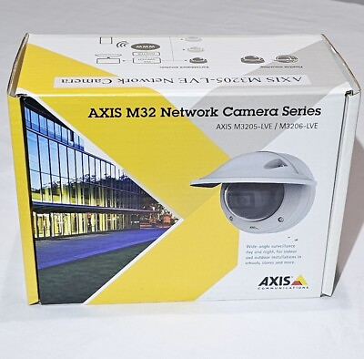 #ad Axis M3205 LVE Indoor Outdoor Netowork Security Camera System White Pack of 1