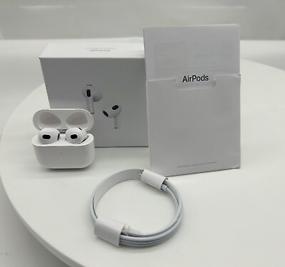 #ad Apple Airpods 3rd Generation Wireless Bluetooth Earbuds with Charging Case