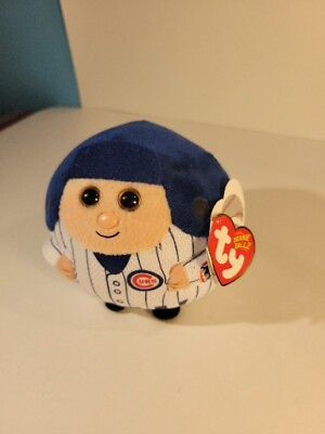 #ad Ty Beanie Ballz 5quot; Baseball CHICAGO CUBS 2013 RETIRED