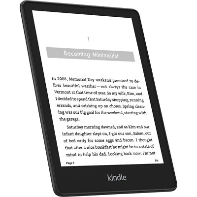 #ad Amazon Kindle Paperwhite Sign Edition 11th Gen 32GB WiFi 6.8quot; Black Acceptable