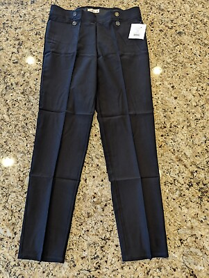 #ad 89th Madison Women#x27;s Luxe Stretch Millennium Straight Pants Black Soot size L