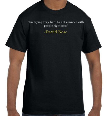 #ad Shitts Creek David Quote Short Sleeve T Shirt Tee Funny Mens Womens