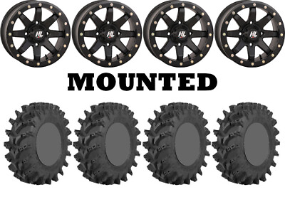 #ad Kit 4 STI Outback Max 30x9.5 14 on High Lifter HL9 Beadlock Matte Black CAN