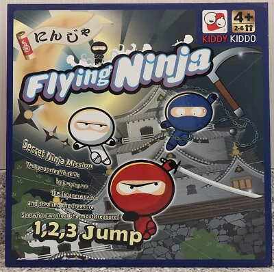 #ad Flying Ninja Board Game 1 2 3 Jump #S 0301 2017 Kiddy Kiddo