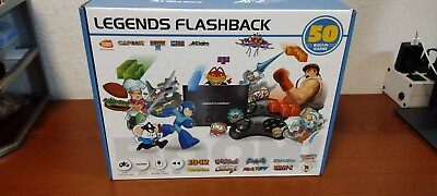 #ad ATGAMES Flashback Zone Legends Home Console w 2x Controllers TESTED