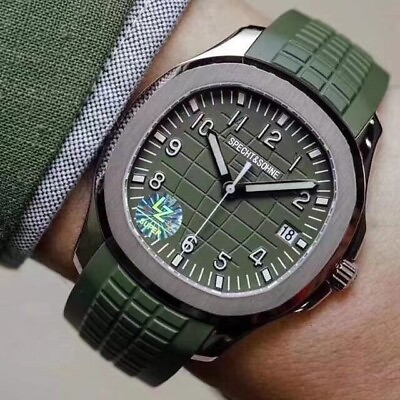 #ad Waterproof Men Automatic Mechanical Wristwatches Luxury Sport WATCH Rubber Strap