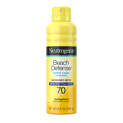 #ad #ad Neutrogena Beach Defense Sunscreen Spray Lotion SPF 70 6.5 OZ 2 PACK