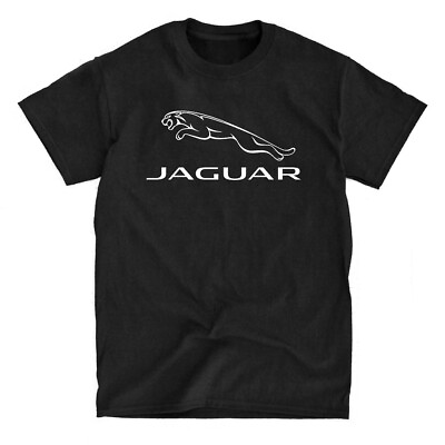 #ad Jaguar Logo Black T Shirt