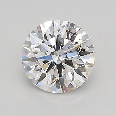 #ad 0.62 Ct ROUND Cut IGI Certified CVD Diamond G Color SI2 Clarity Lab Grown