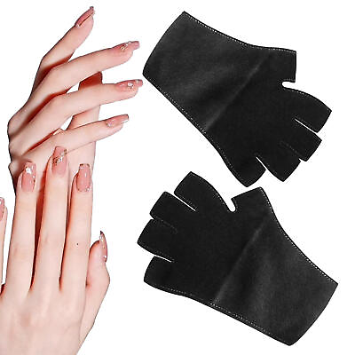 #ad Nail Art Glove UV Protection Glove Anti Black Gloves Protecter For LED Lamp