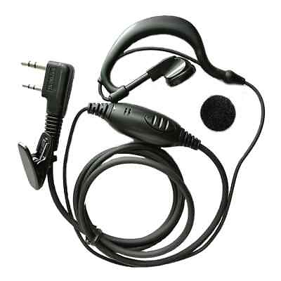 #ad 10 Earphone Microphone Mic Earpiece Headset PTT For Kenwood Puxing PX 777 PX888