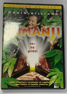#ad Jumanji Deluxe Edition DVD French Cover English movie included 1995