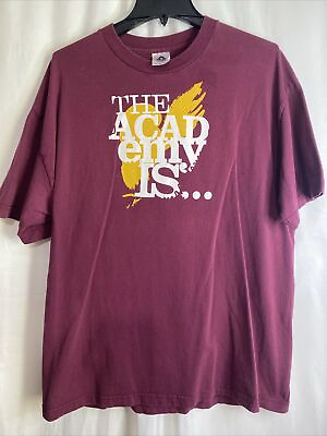#ad The Academy… Is Y2K Emo Pop Punk Graphic Band Shirt XL