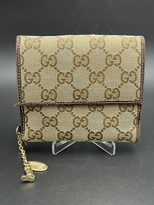 Gucci Bags Gucci Bifold GG Wallet Canvas. Brown Gucci Wallet 5quot; x 4quot;x 1quot; $179.99