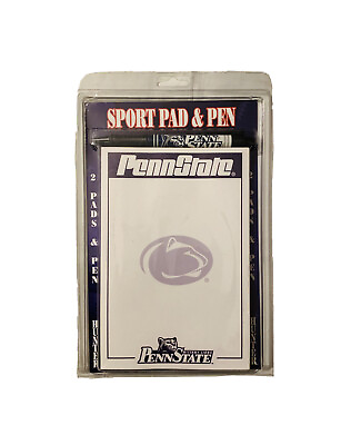 #ad Brand New NCAA Penn State Nittany Lions Sport Pad amp; Pen Set 2 Team Logo Pads