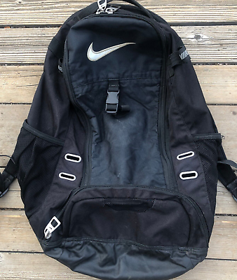 #ad Nike Max Air Backpack Black Swoosh