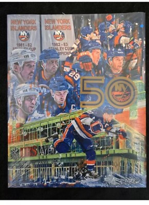 #ad Sealed New York Islanders 50th Anniversary Commemorative Coffee Table Book NHL