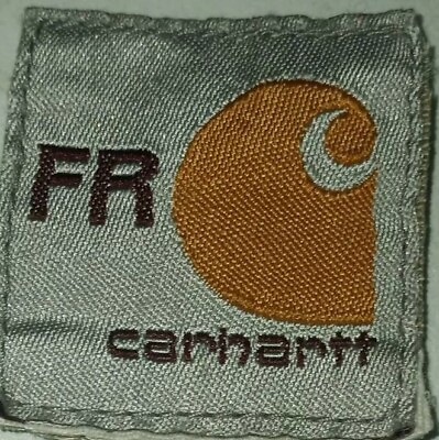 #ad Carhartt FR FLAME RESISTANT Tags Patches Stitch On 1 1 4quot;×1 1 4quot; 100% ORIGINAL