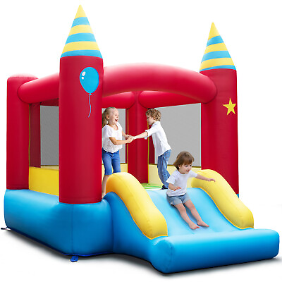 #ad Inflatable Bounce Castle Kids Jumping Bouncer Indoor Outdoor Blower Excluded