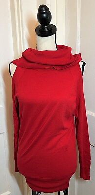 #ad The Limited Red Cold Shoulder NWT size Tall XS Business Casual Capsule Wardrobe