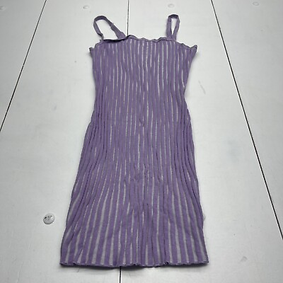 #ad Blue Blush Purple Ribbed Mini Dress Women’s Size Small