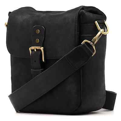 #ad Personalized Leather Camera Messenger Bag for Mirrorless Instant amp; DSLR Cameras