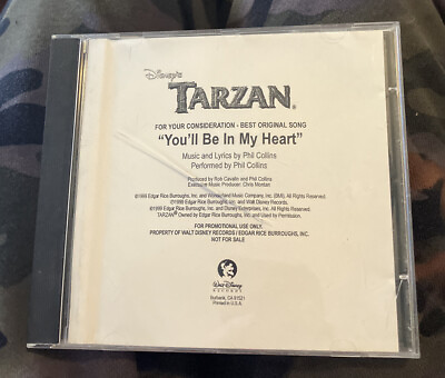 #ad TARZAN Movie DISNEY For Your Consideration FYC You#x27;ll Be In My Heart CD