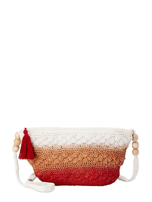 Time and Tru Crochet Crossbody Women#x27;s Hand Bag $10.39
