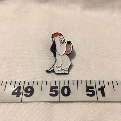 #ad Droopy The Dog Cartoon Classic Enamel Lapel Pin New