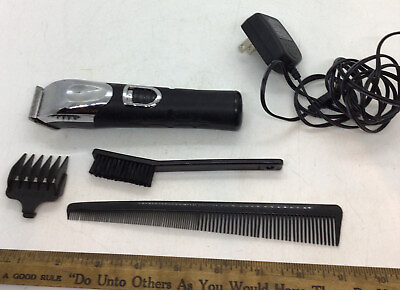 #ad Wahl 9854L Black Silver Handheld All in One Cordless Men#x27;s Personal Trimmer