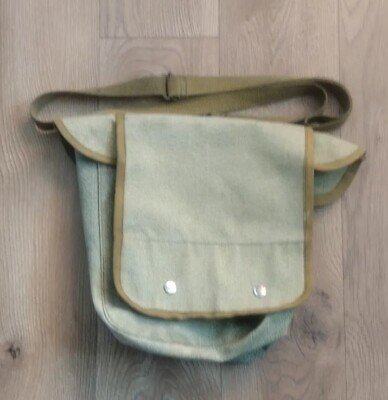 #ad Military Style Canvas Messenger Bag Map Case Shoulder Bag Olive Drab Satchel