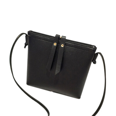 #ad Fashion Female Shoulder Bag Pu Leather Women Handbag Solid Tote Bag6731