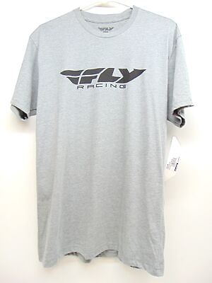 #ad Fly Racing Fly Corporate Tee Dark Grey Medium 352 0936M