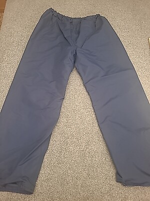 #ad Cabelas Pants Mens Large Blue Gore Tex Outdoors Waterproof Nylon Made In USA