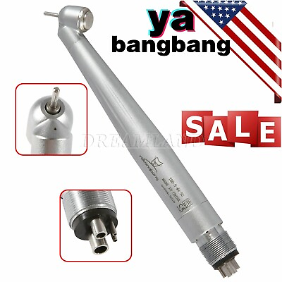 #ad Dental 45 Degree Surgical High Speed Handpiece Push Button 4Holes WCA4 21.7USD