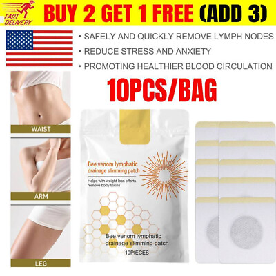 #ad 2024 Bee Venom Lymphatic Drainage and Slimming Patch for Women and Men Body Slim