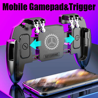 #ad Mobile Phone Game Controller Gamepad Joystick Trigger for PUBG IOS Android Phone