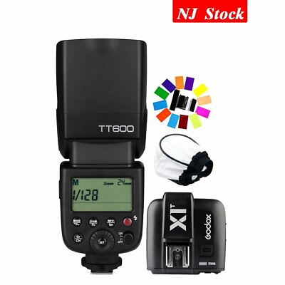 #ad Godox TT600 Camera Flash Speedlite X1T Transmitter For Canon Nikon Sony Fujifilm