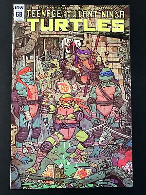 #ad Teenage Mutant Ninja Turtles #68 Cover RI Variant 1:10 IDW 1st 2014 TMNT NM